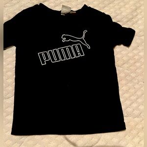 Boys black Puma shirt size 24mths
